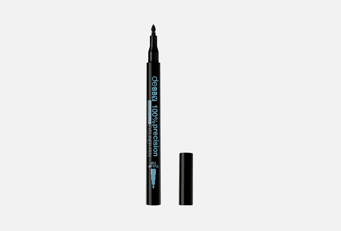 Debby Waterproof Eyeliner pen 100% precision Black 1.2 g Debby Waterproof Eyeliner pen 100% precision