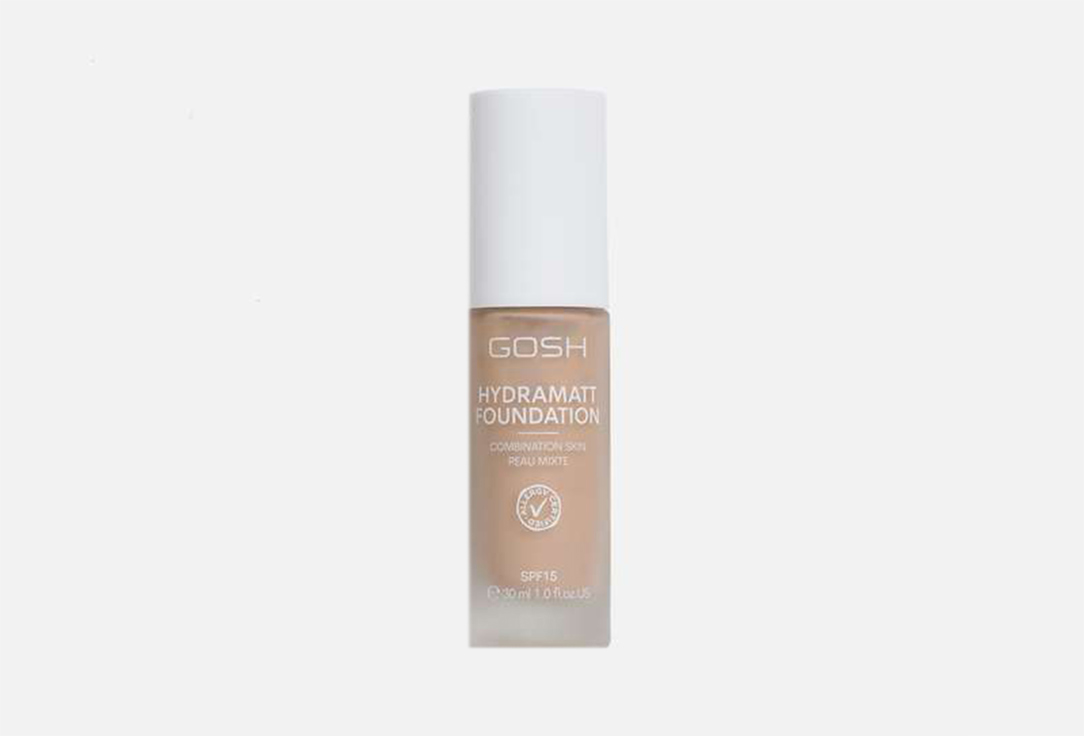 Gosh Lightweight Liquid Foundation SPF15 HYDRAMATT FOUNDATION 006R, Medium light 30 ml Gosh Lightweight Liquid Foundation SPF15 HYDRAMATT FOUNDATION