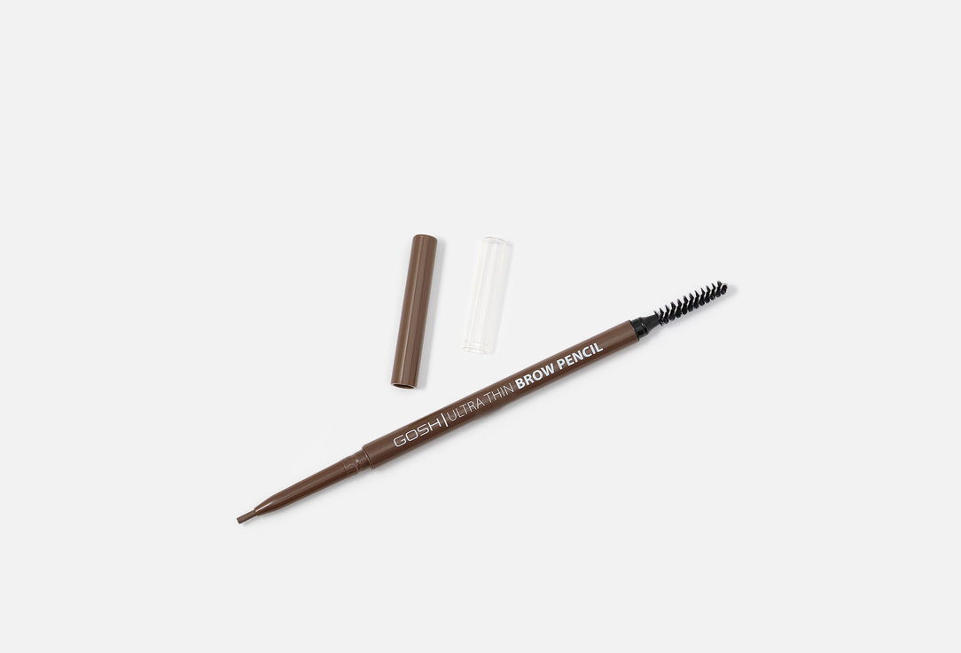 Gosh Matte Eyebrow Pencil ULTRA THIN BROW PEN 002, Grey brown 0.09 g Gosh Matte Eyebrow Pencil ULTRA THIN BROW PEN