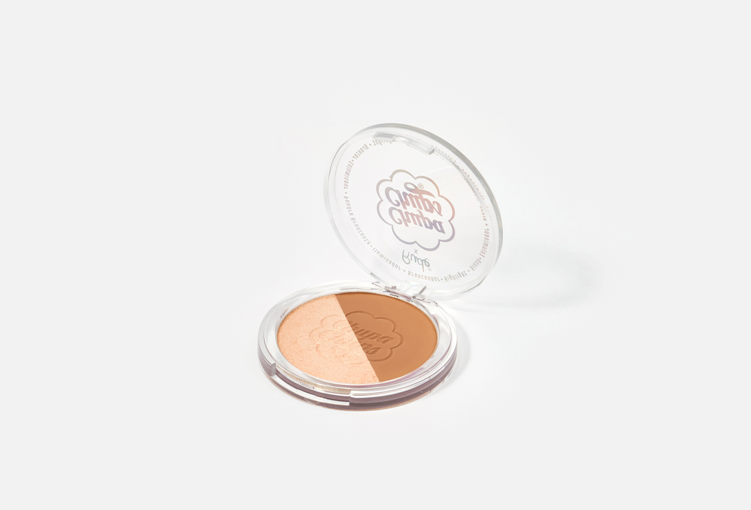 Rude Cosmetics Highlighter and Bronzer Chupa Chups Candy Combo Face Duo Choco vanilla 10 g Rude Cosmetics Highlighter and Bronzer Chupa Chups Candy Combo Face Duo