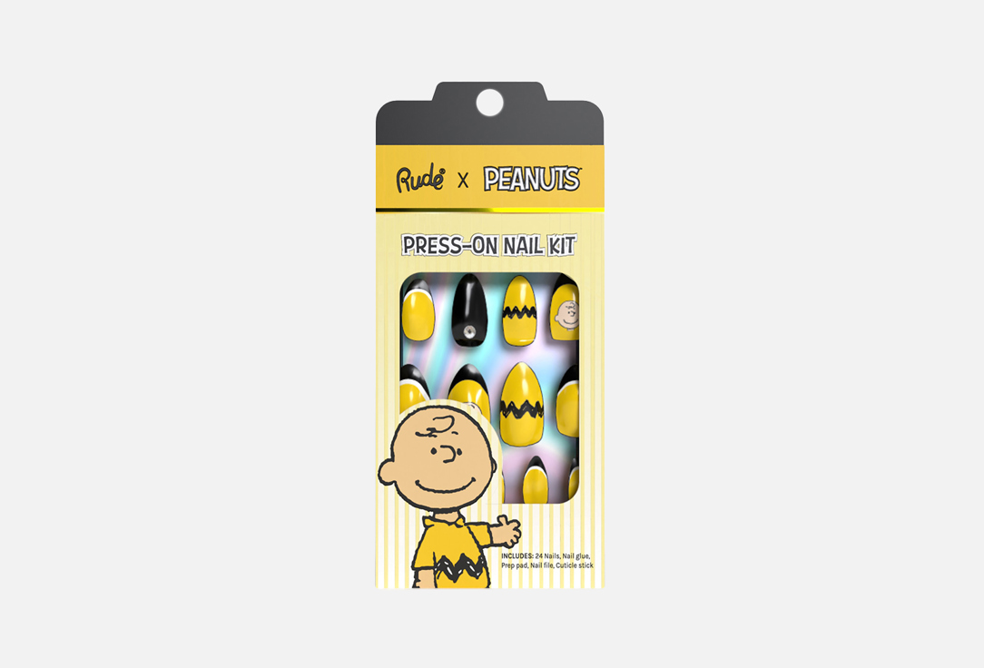Rude Cosmetics Nails Kit Peanuts Press On
