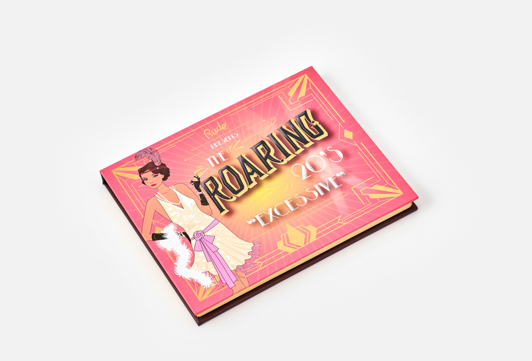 Rude Cosmetics Eyeshadow palette The Roaring 20'S Excessive 30 g Rude Cosmetics Eyeshadow palette The Roaring 20'S