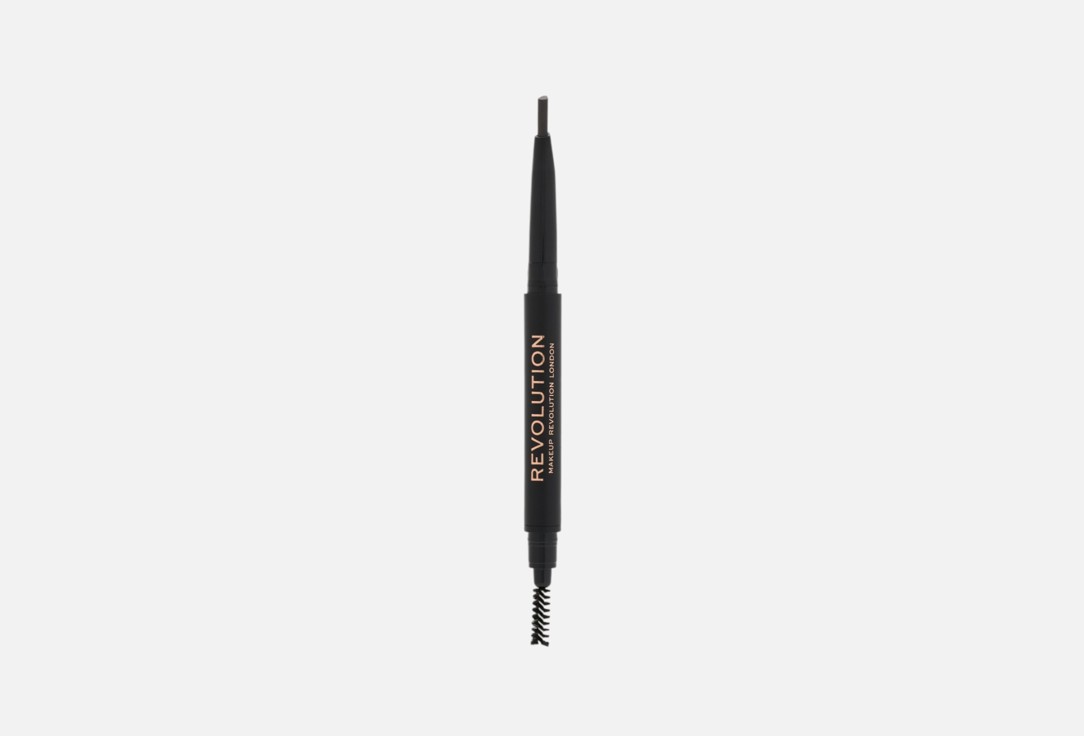 MakeUp Revolution Long-Lasting Brow Pencil Duo Brow Definer Dark brown 0.15 g MakeUp Revolution Long-Lasting Brow Pencil Duo Brow Definer