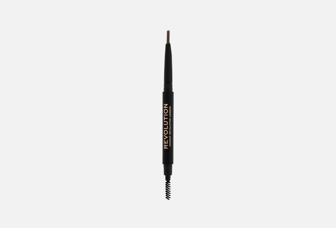 MakeUp Revolution Long-Lasting Brow Pencil Duo Brow Definer Medium brown 0.15 g MakeUp Revolution Long-Lasting Brow Pencil Duo Brow Definer