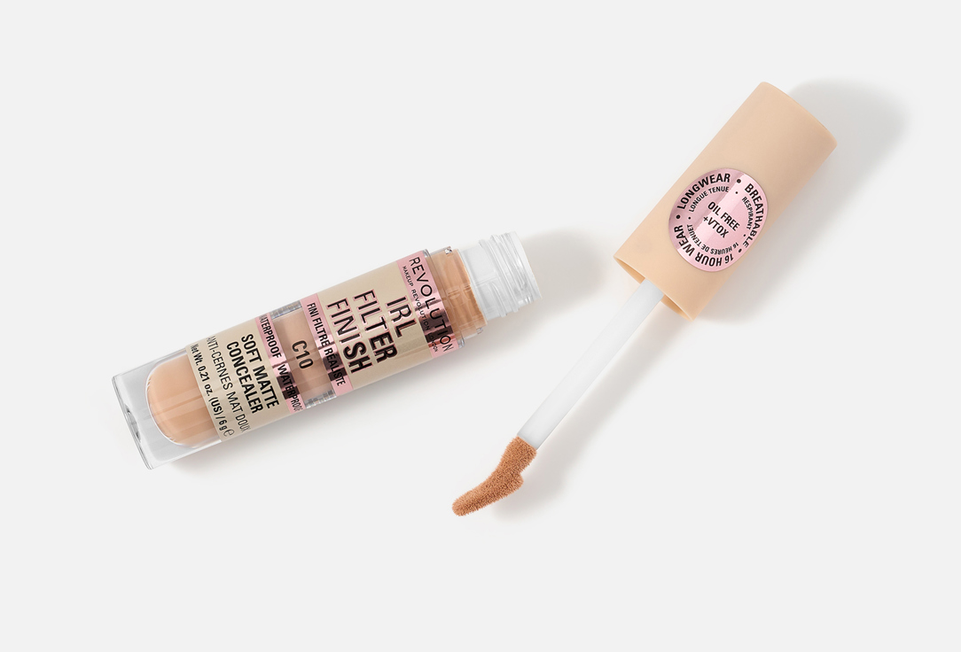 MakeUp Revolution Long-lasting Liquid Concealer Irl Filter Finish