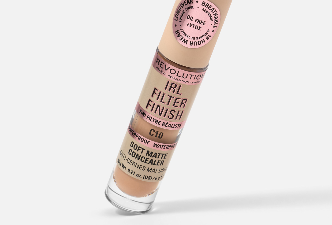 MakeUp Revolution Long-lasting Liquid Concealer Irl Filter Finish