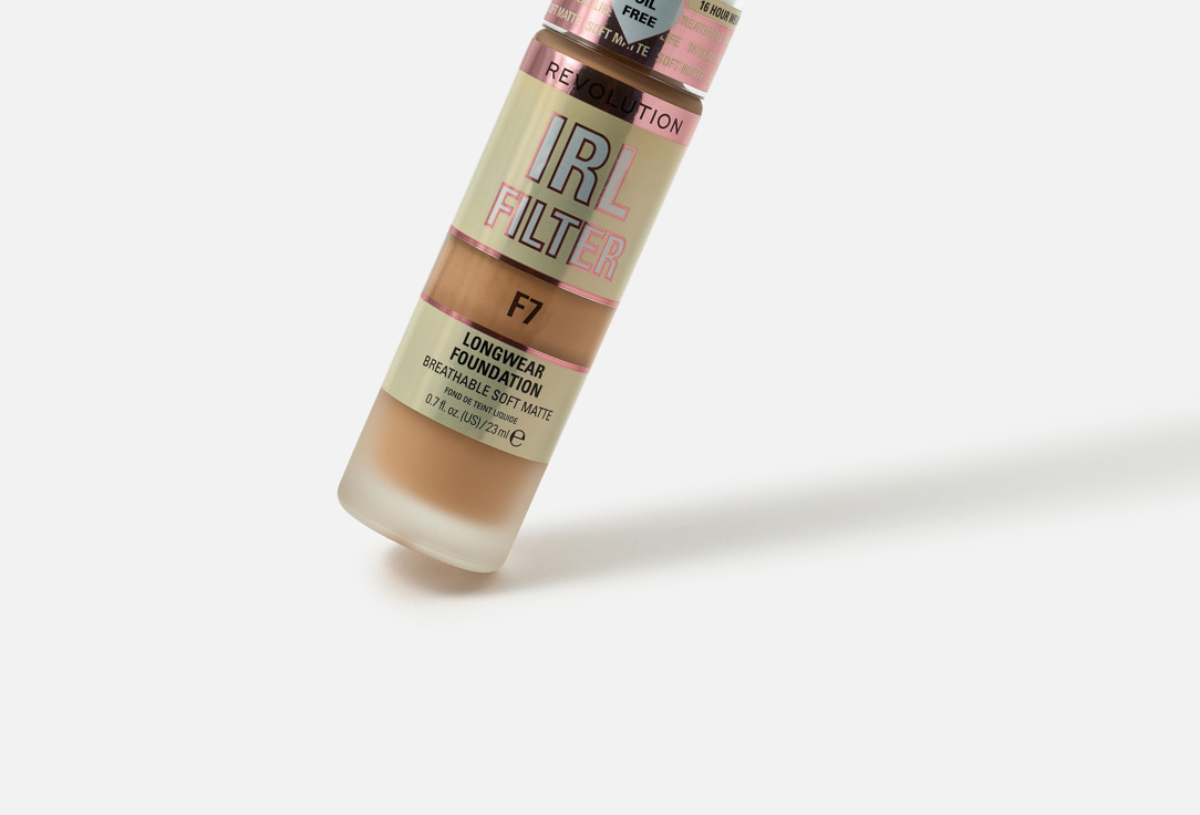 MakeUp Revolution Long-lasting Matte Liquid Foundation Irl Filter