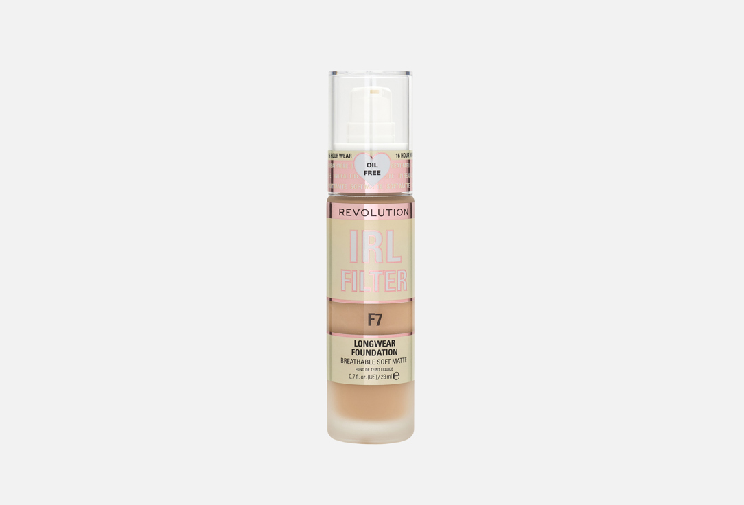 MakeUp Revolution Long-lasting Matte Liquid Foundation Irl Filter