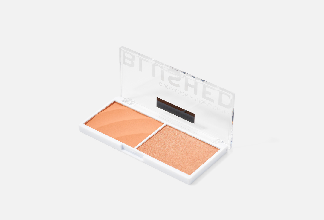 RELOVE REVOLUTION Blushed and highlighter face palette Colour Play