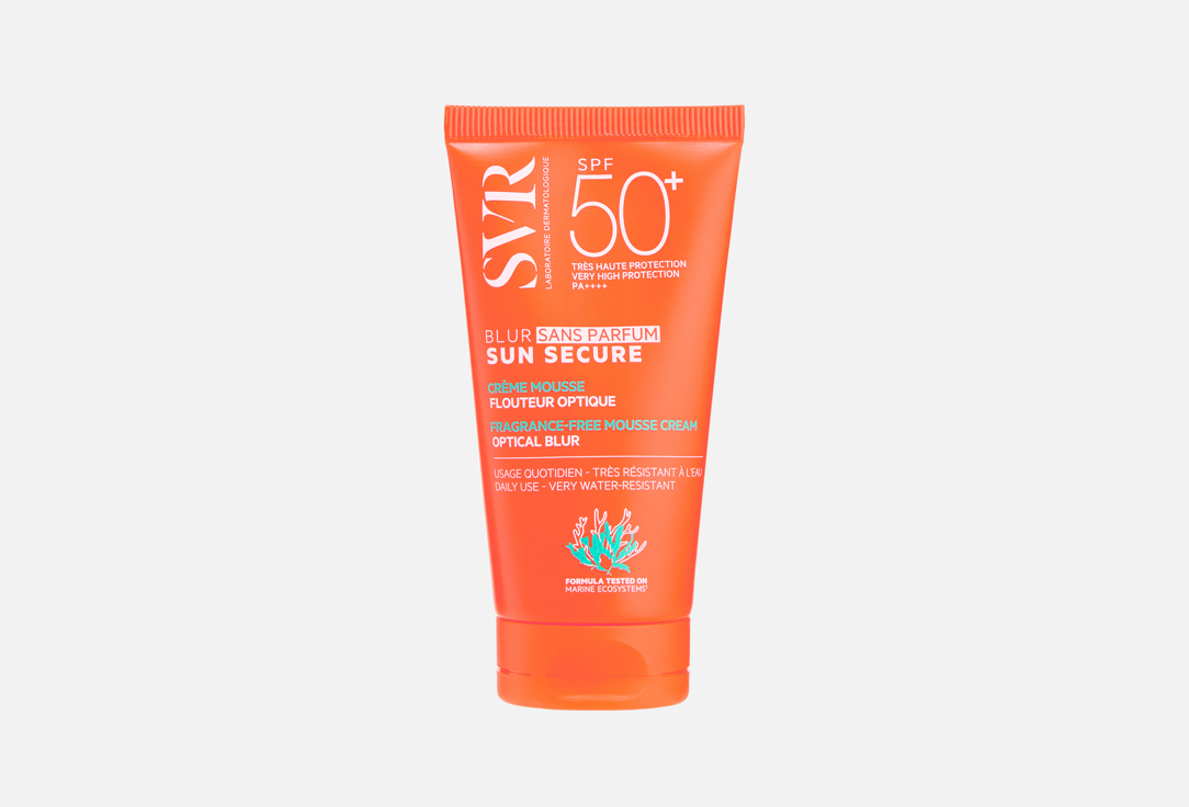 SVR Tinted apricot-blur mousse cream SPF 50+ Sun Secure 50 ml SVR Tinted apricot-blur mousse cream SPF 50+ Sun Secure