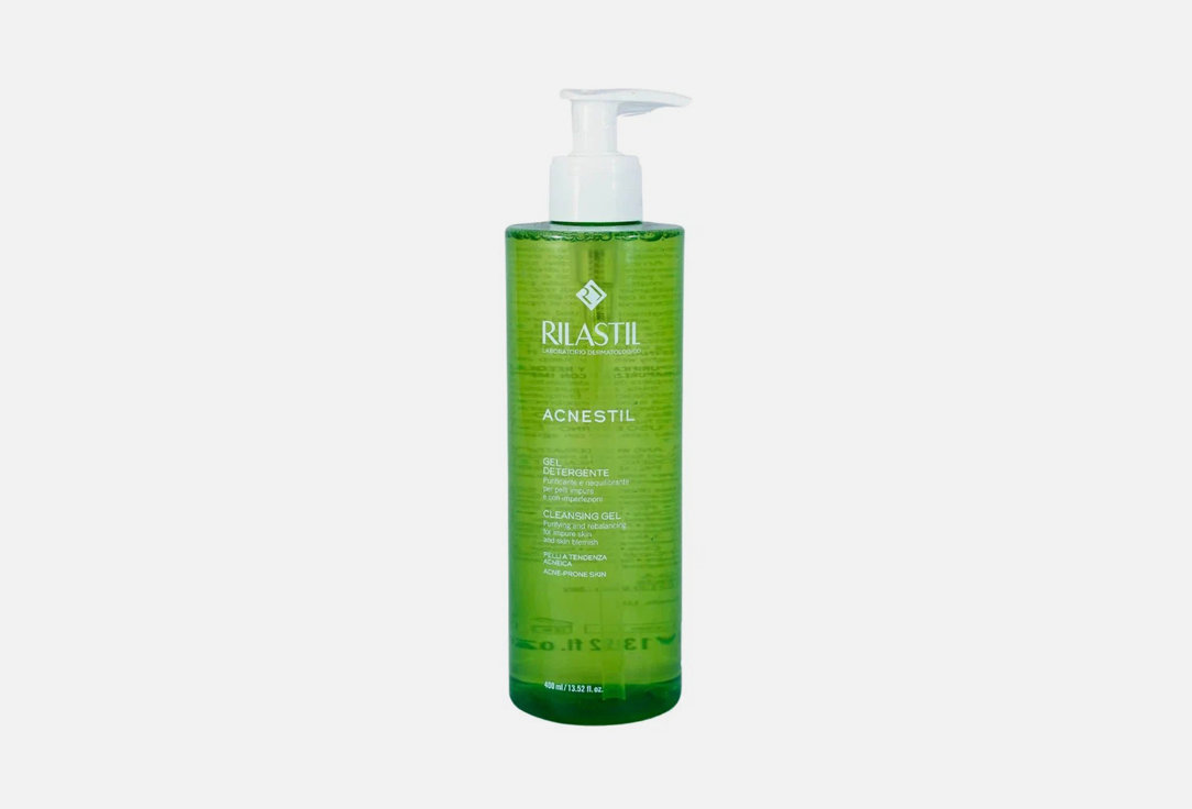 Rilastil Purifying rebalancing face cleansing gel ACNESTIL 400 ml Rilastil Purifying rebalancing face cleansing gel ACNESTIL