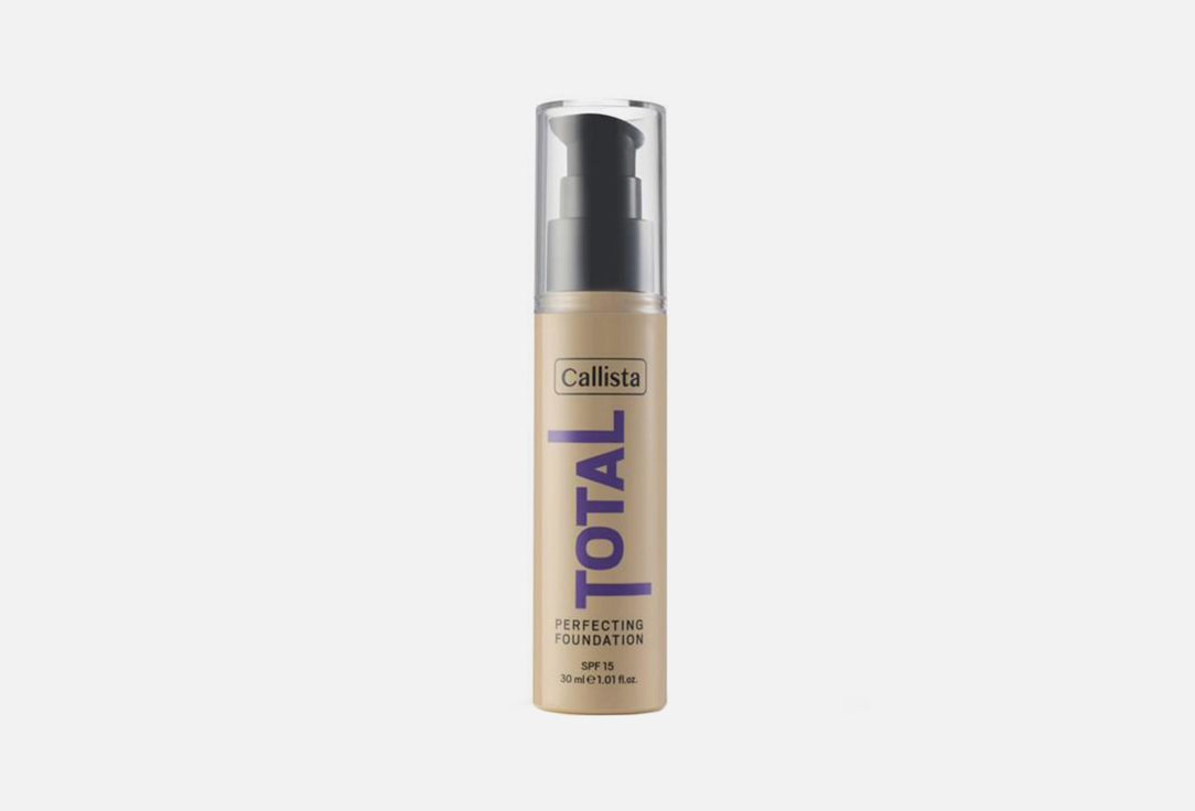 CALLISTA Foundation SPF15 Total Perfecting 210, Cashmere Beige 30 ml CALLISTA Foundation SPF15 Total Perfecting