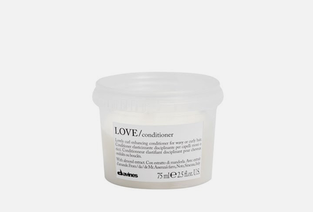 Davines Protein-rich hair conditioner for curly hair Love Curl Conditioner 75 ml Davines Protein-rich hair conditioner for curly hair Love Curl Conditioner