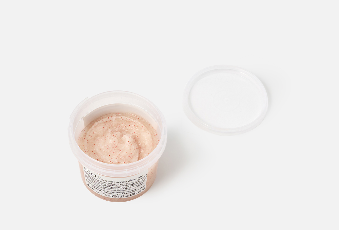 Davines Exfoliating Scalp Scrub SOLU Sea Salt Scrub Cleanser 75 ml Davines Exfoliating Scalp Scrub SOLU Sea Salt Scrub Cleanser