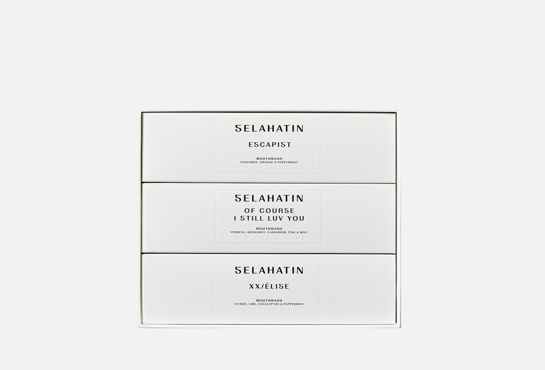 SELAHATIN Mouthwash Set Mediterranean Homesick Blues 3 pcs SELAHATIN Mouthwash Set Mediterranean Homesick Blues