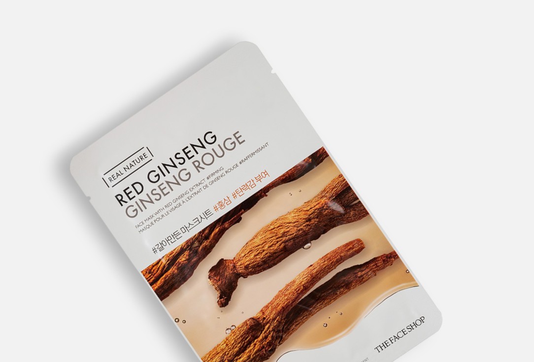 THE FACE SHOP Face Mask Real nature Red ginseng