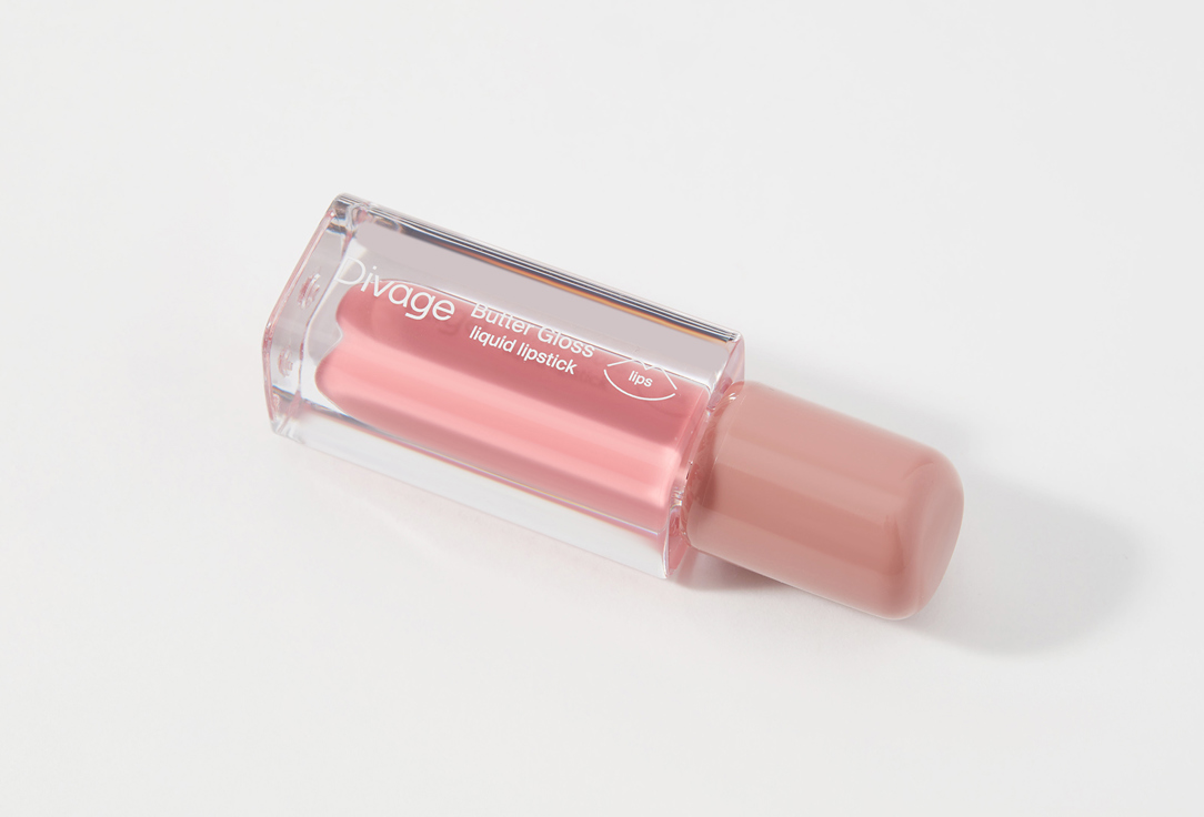 Divage Liquid Lipstick Butter Gloss 07, Dessert rose 2.8 ml Divage Liquid Lipstick Butter Gloss