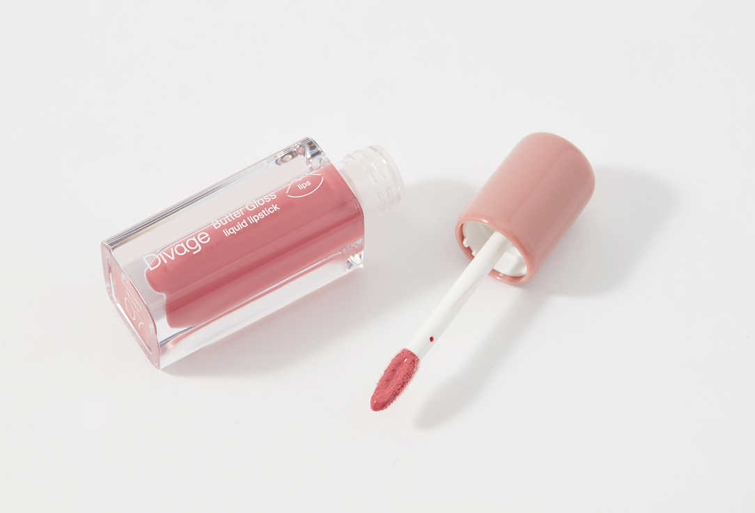 Divage Liquid Lipstick Butter Gloss 07, Dessert rose 2.8 ml Divage Liquid Lipstick Butter Gloss