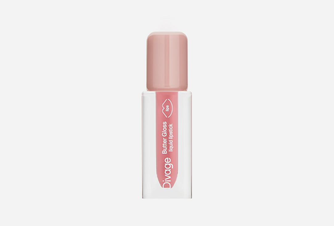 Divage Liquid Lipstick Butter Gloss 07, Dessert rose 2.8 ml Divage Liquid Lipstick Butter Gloss