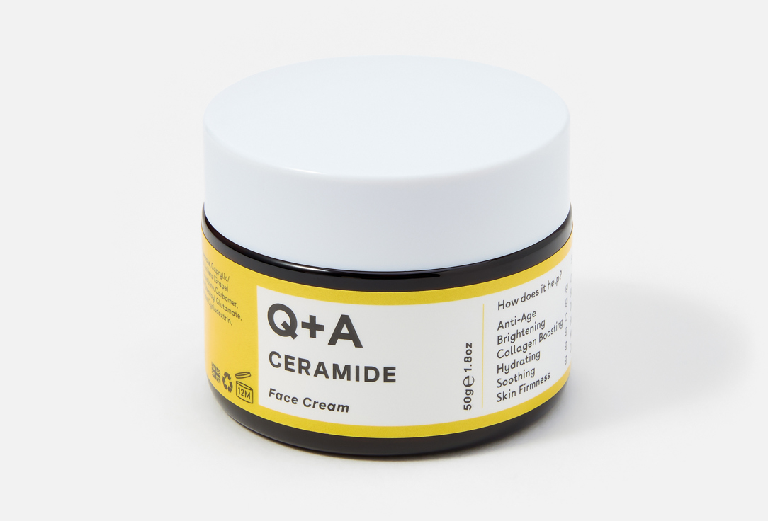 Q+A Barrier-strengthening face cream Ceramide 50 ml Q+A Barrier-strengthening face cream Ceramide
