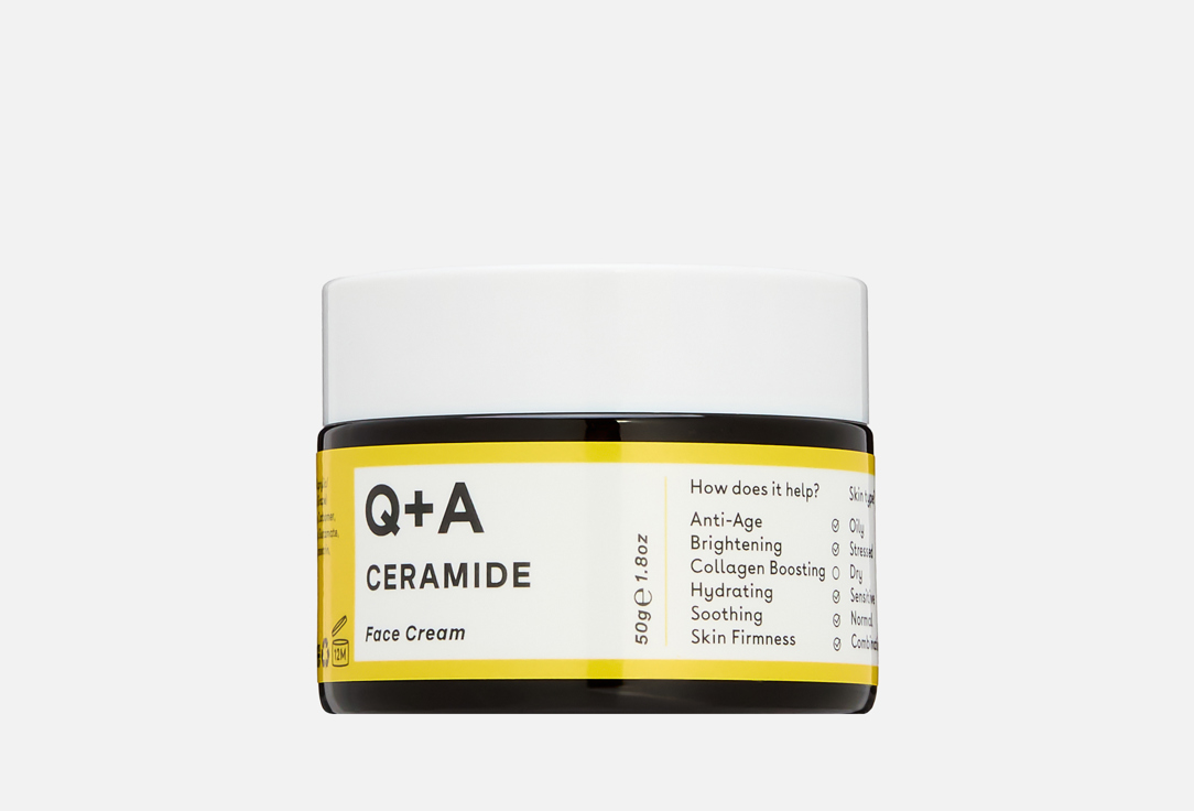 Q+A Barrier-strengthening face cream Ceramide 50 ml Q+A Barrier-strengthening face cream Ceramide