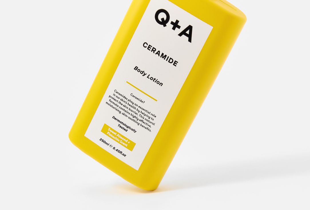 Q+A Moisture-repairing body lotion Ceramide