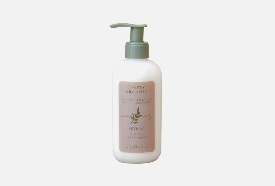 Simply Organic Hair mask Retreat Split Ends Treatment 251 ml Simply Organic Hair mask Retreat Split Ends Treatment