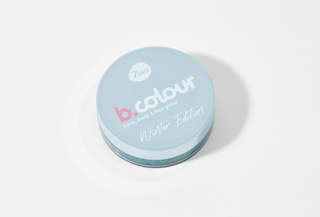 7DAYS Body And Hair Glitter Gel B.Colour We Face 25 g 7DAYS Body And Hair Glitter Gel B.Colour We Face