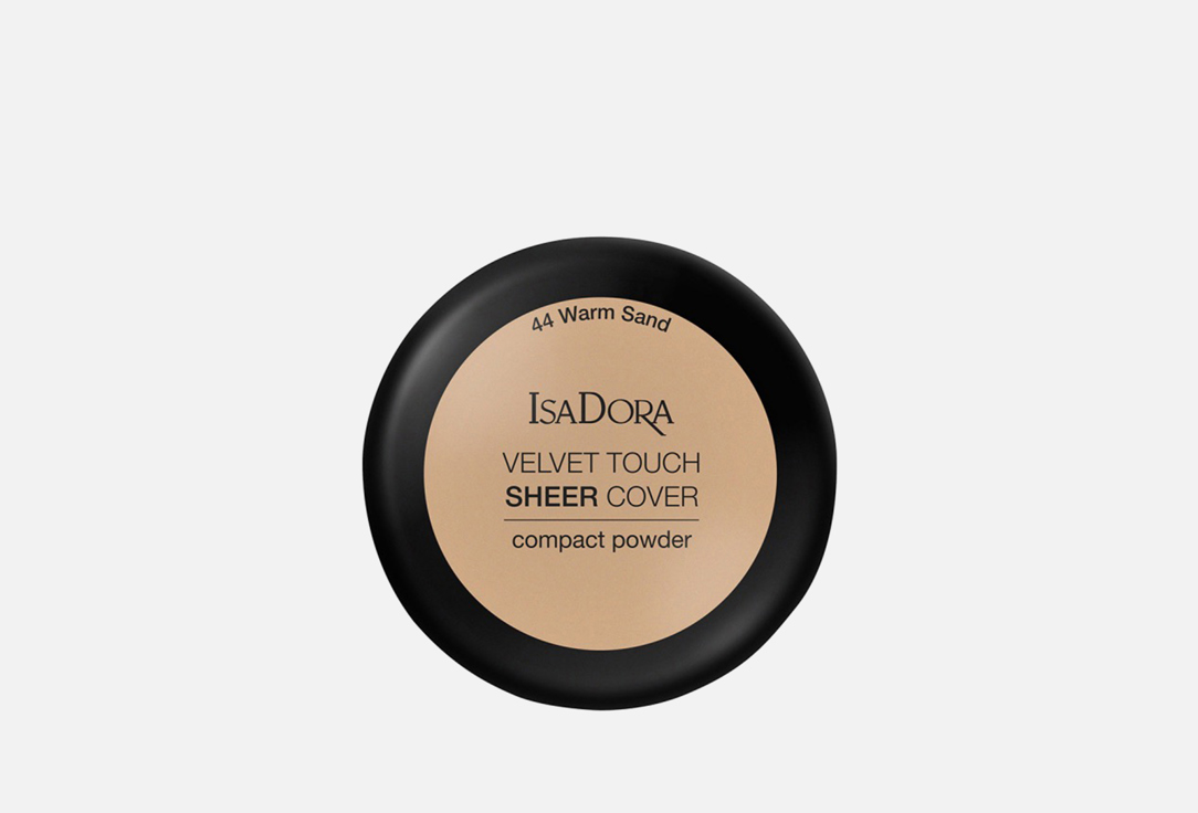 IsaDora Compact Powder Velvet Touch Sheer Cover 44 10 g IsaDora Compact Powder Velvet Touch Sheer Cover