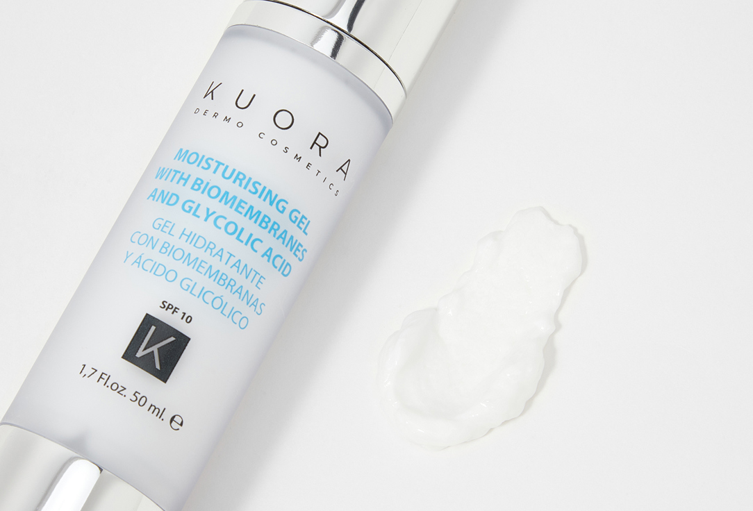 KUORA Face gel Biomembranes & glycolic acid 50 ml KUORA Face gel Biomembranes & glycolic acid