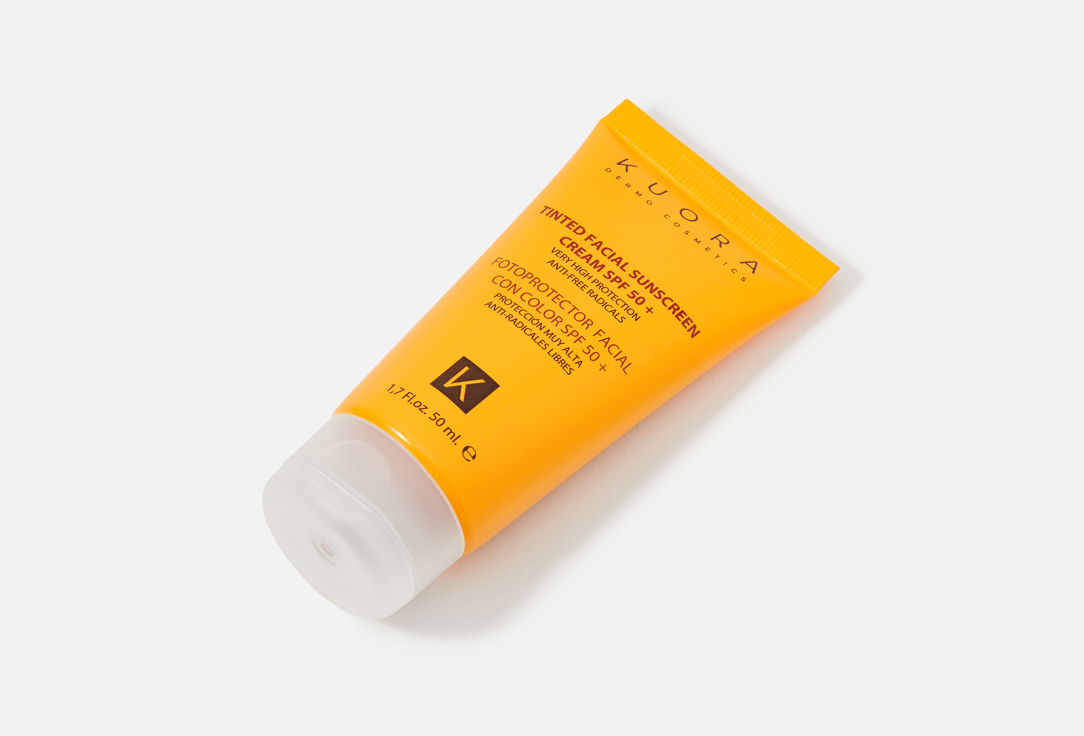 KUORA Face Sunscreen SPF50+ TINTED FACIAL SUNSCREEN CREAM