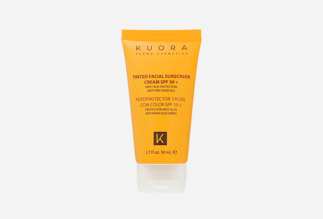 KUORA Face Sunscreen SPF50+ TINTED FACIAL SUNSCREEN CREAM
