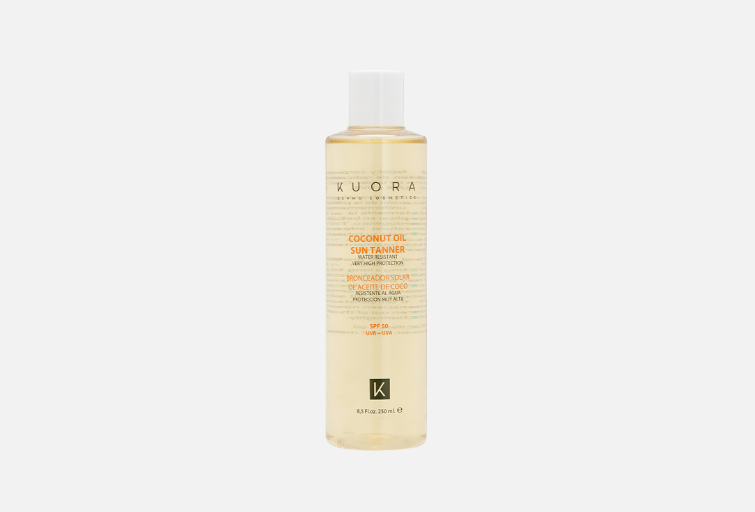 KUORA Tanning sunscreen oil spf50 Coconut oil