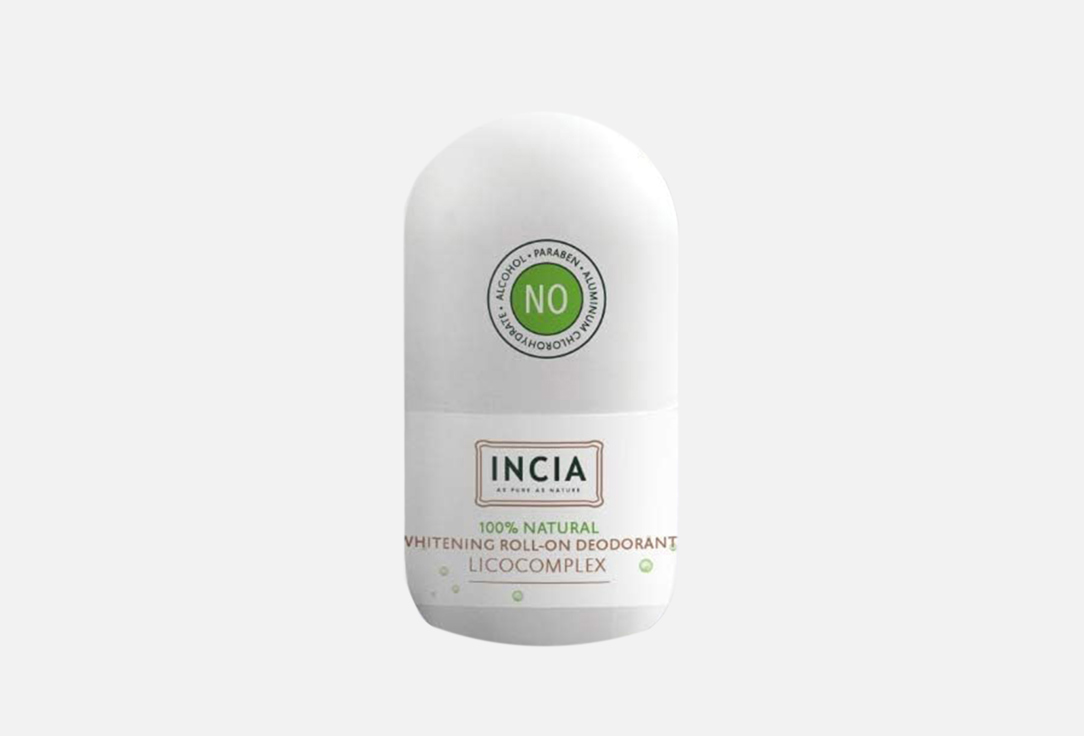 INCIA Roll-on deodorant for whitening 100% Natural