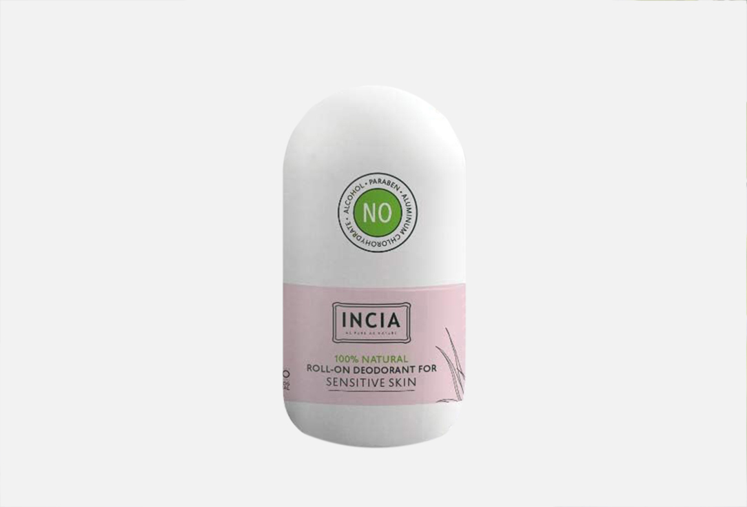 INCIA Roll-on deodorant for sensitive skin 100% Natural