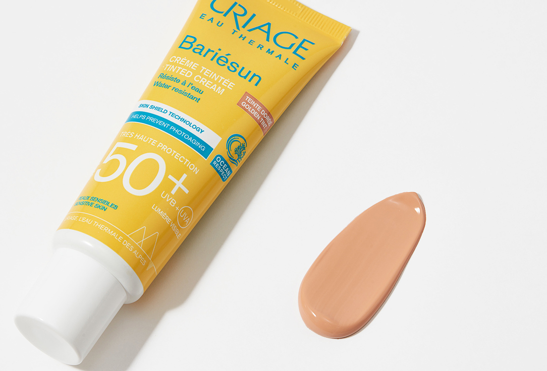 Uriage Tinted sunscreen spf 50+ Bariesun Gold 50 ml Uriage Tinted sunscreen spf 50+ Bariesun