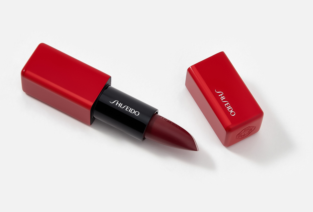 Shiseido Помада для губ Technosatin gel 411, Scarlet cluster 3.3 г Shiseido Помада для губ Technosatin gel