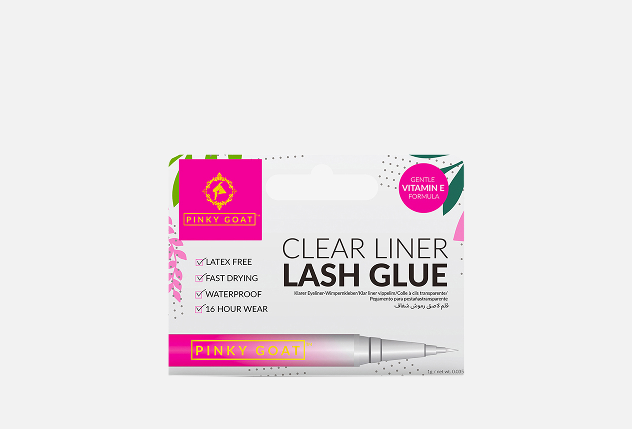 CLEAR LINER AND GLUE 1