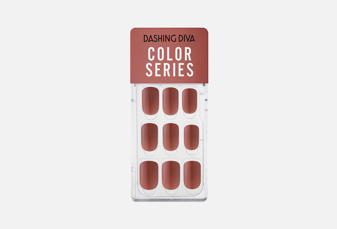 Dashing Diva False nails MAGIC PRESS Brick Brown 30 pcs Dashing Diva False nails MAGIC PRESS
