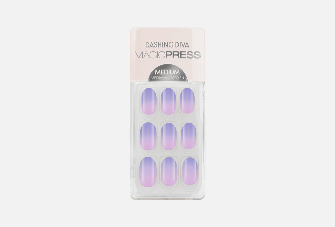 Dashing Diva False nails MAGIC PRESS Purple Mauve 30 pcs Dashing Diva False nails MAGIC PRESS