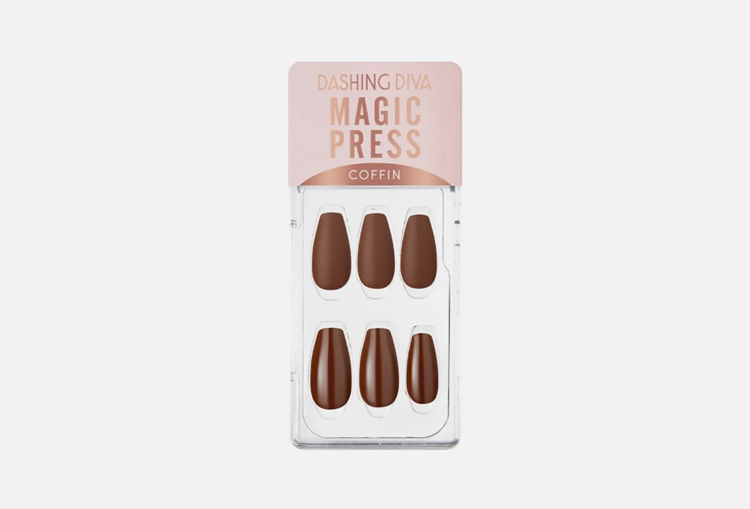 Dashing Diva False nails MAGIC PRESS Chocolate Cashmere 30 pcs Dashing Diva False nails MAGIC PRESS