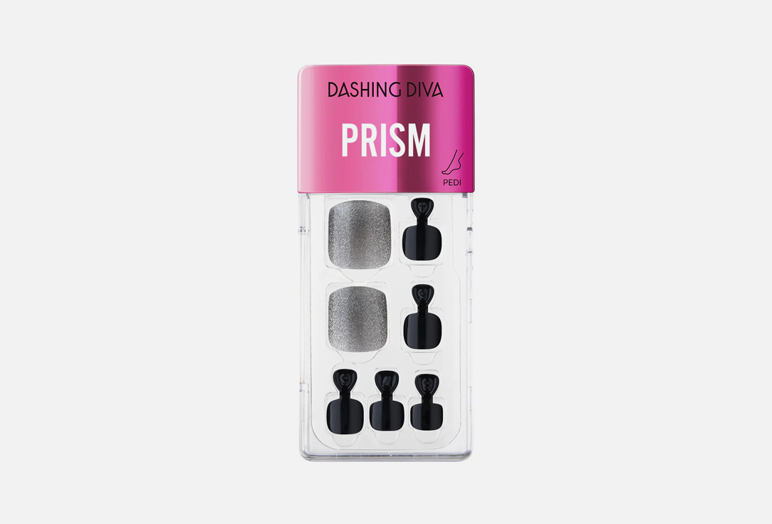 Dashing Diva False nails MAGIC PRESS Black Prism 1 pcs Dashing Diva False nails MAGIC PRESS