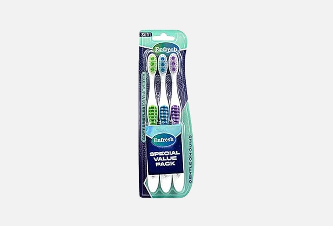 Enfresh Toothbrush Set Soft 3 pcs Enfresh Toothbrush Set Soft