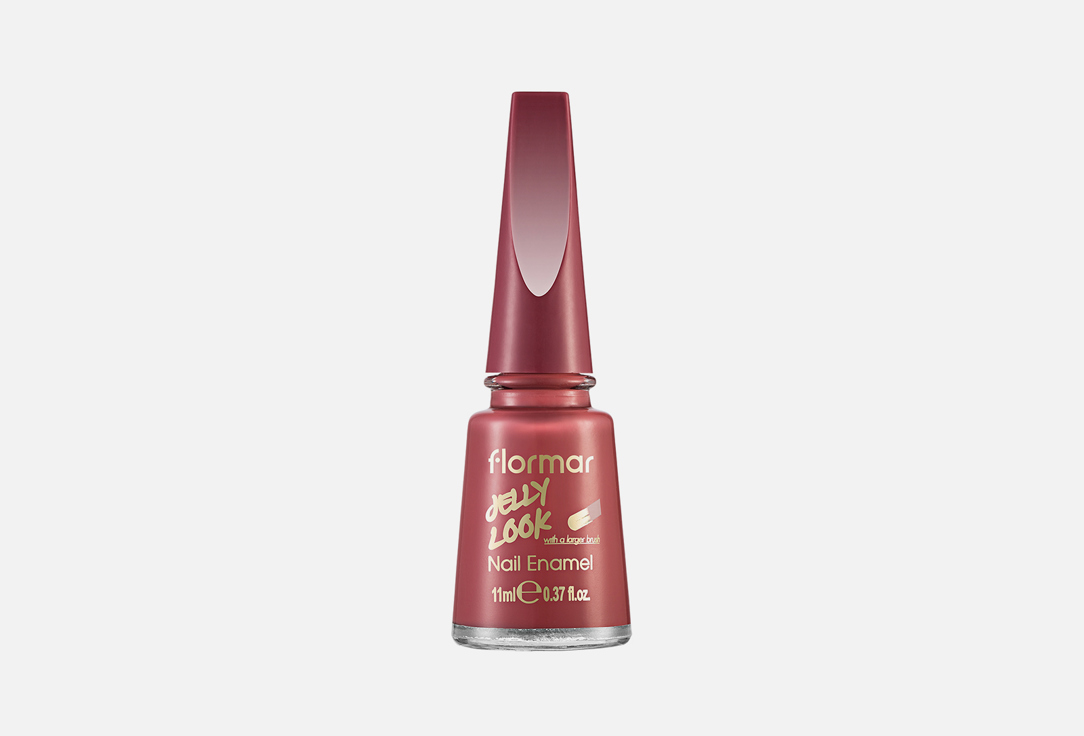 Flormar Nail Polish Jelly Look 06, Amaranth 11 ml Flormar Nail Polish Jelly Look