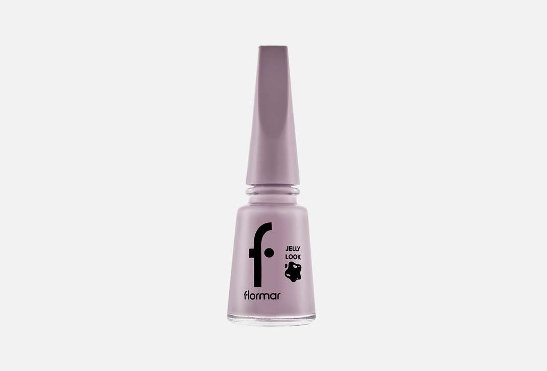 Flormar Nail Polish Jelly Look 44, Charleston grey 11 ml Flormar Nail Polish Jelly Look