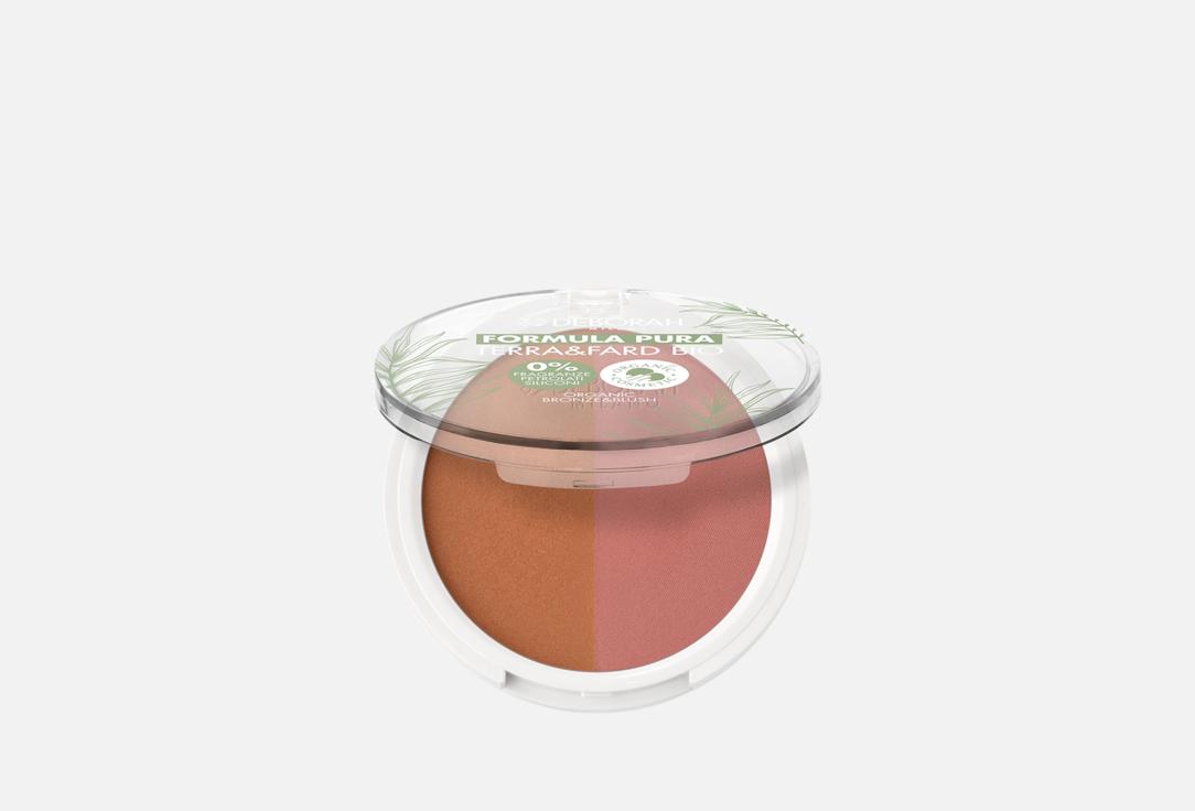 DEBORAH MILANO Compact Bronzer & Blush Palette Formula Pura Terra&fard Bio