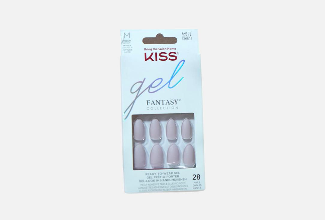 KISS NEW YORK Professional Press-On Gel Nails Gel Fantasy Medium Length