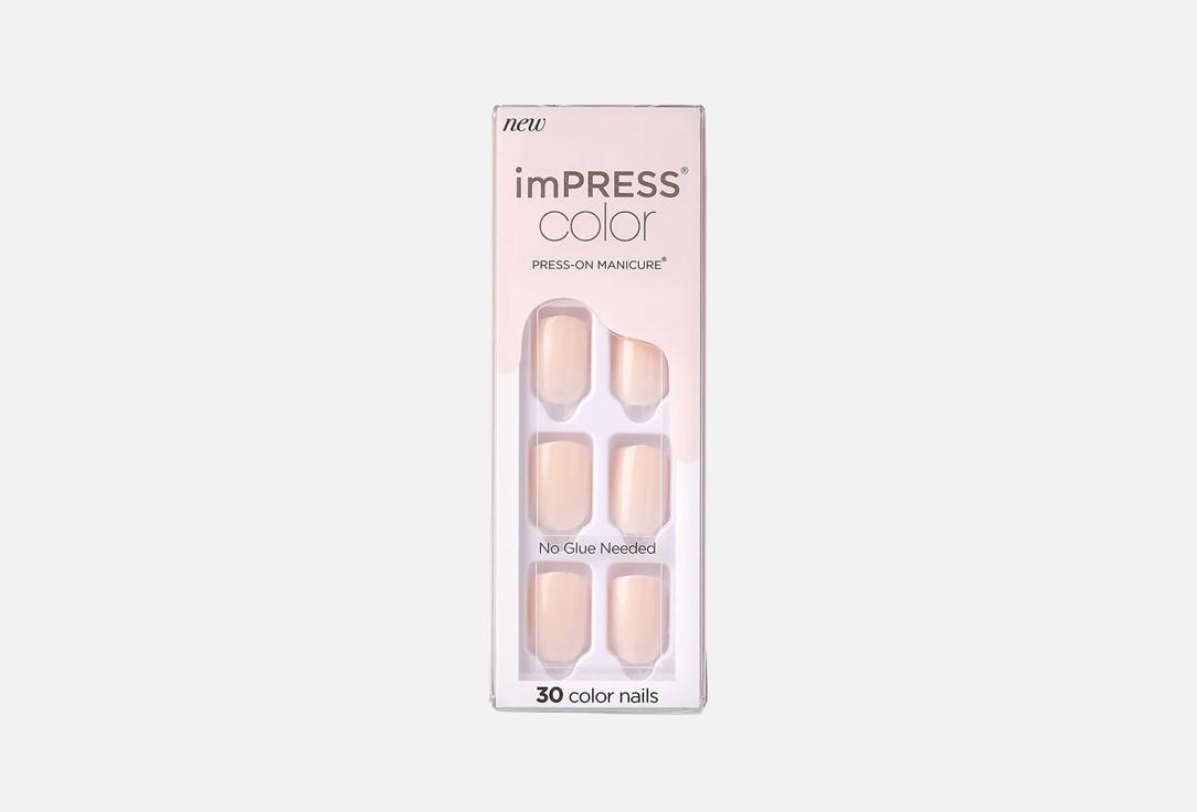 KISS NEW YORK Professional Press-On Gel Nails imPRESS COLOR Point Pink