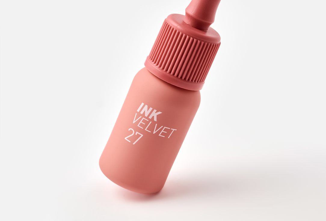 PERIPERA Матовый тинт для губ INK VELVET 027, Strawberry nude 4 г PERIPERA Матовый тинт для губ INK VELVET