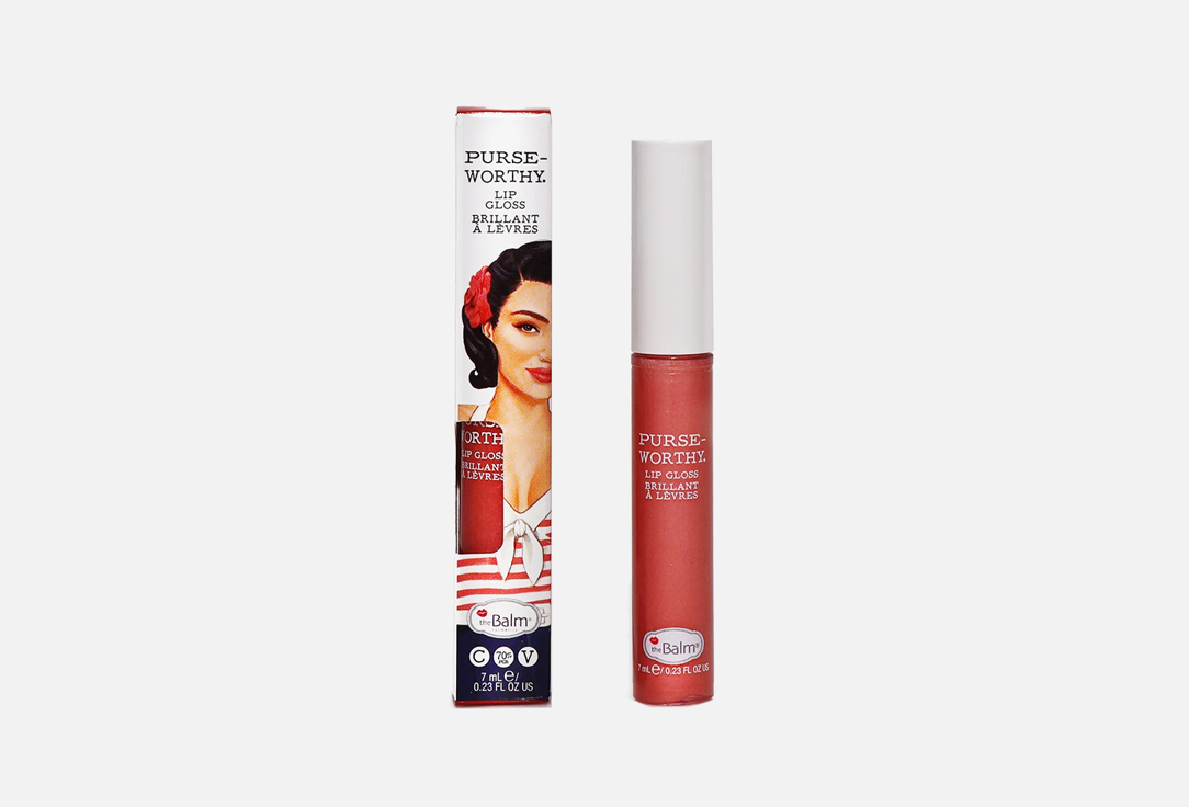 The Balm Long-Lasting Lip Gloss Purseworthy Crossbody 7 ml The Balm Long-Lasting Lip Gloss Purseworthy